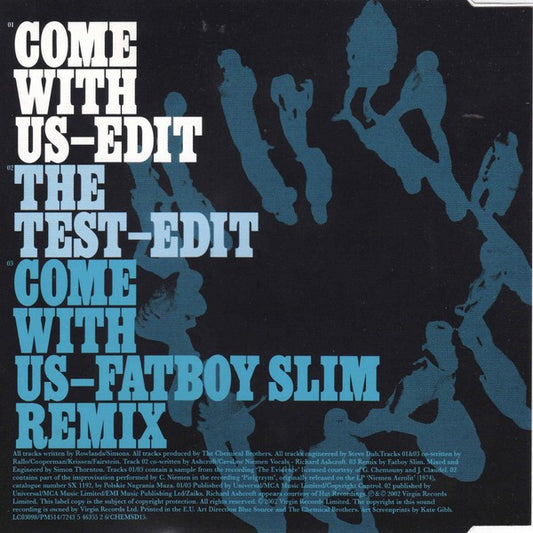 The Chemical Brothers : Come With Us / The Test (CD, Single)