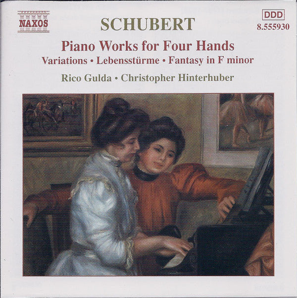 Franz Schubert - Rico Gulda • Christopher Hinterhuber : Piano Works For Four Hands (CD, Album)