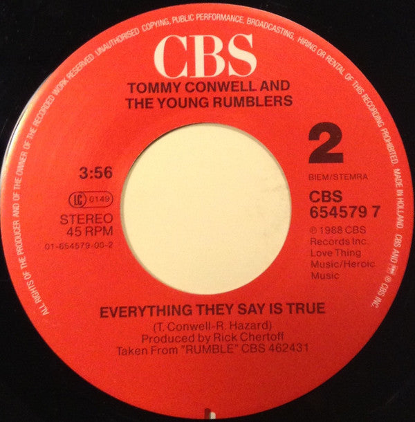Tommy Conwell And The Young Rumblers : If We Never Meet Again (7", Single)