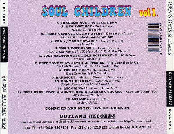 Groovemaster Johnson : Soul Children Volume 1 (CD, Comp, Mixed)