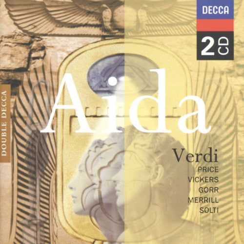 Giuseppe Verdi / Leontyne Price, Jon Vickers, Rita Gorr, Robert Merrill, Georg Solti : Aida (2xCD, Album, RE)