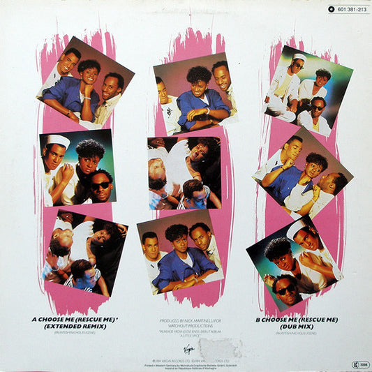 Loose Ends : Choose Me (Rescue Me) (12", Single)