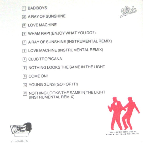 Wham! : Fantastic (CD, Album, RE, RP)