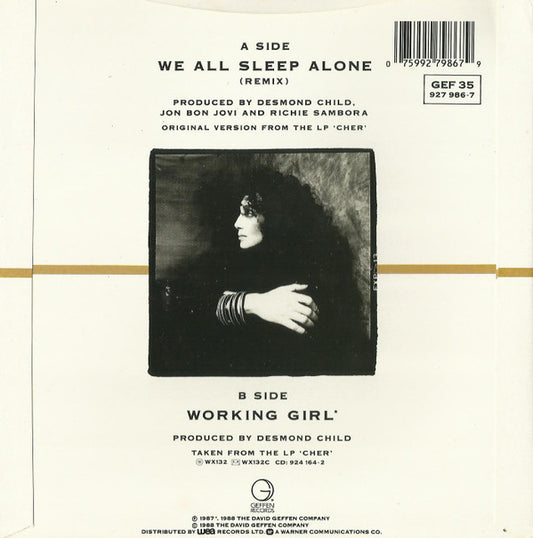 Cher : We All Sleep Alone (7", Single)