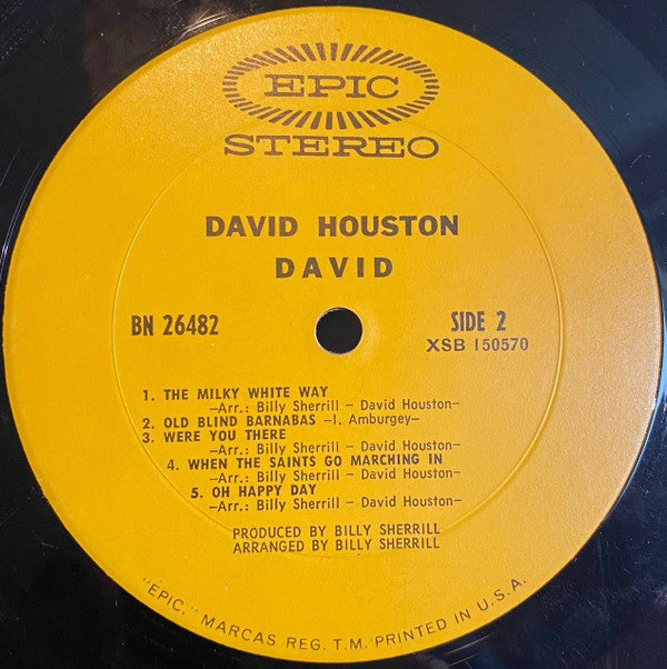 David Houston : David (LP)