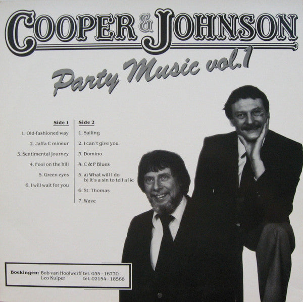 Cooper & Johnson : Party Music Vol. 1 (LP, Album)