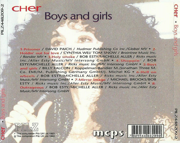 Cher : Boys And Girls (CD, Album, Mixed, RE, RM)