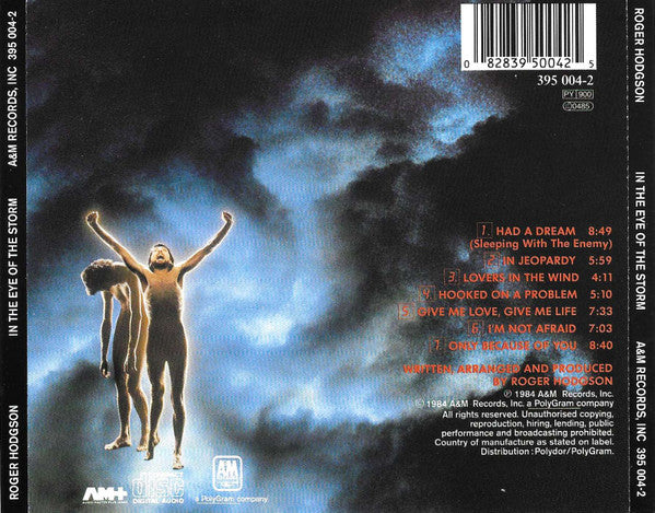Roger Hodgson : In The Eye Of The Storm (CD, Album, RE, RM)