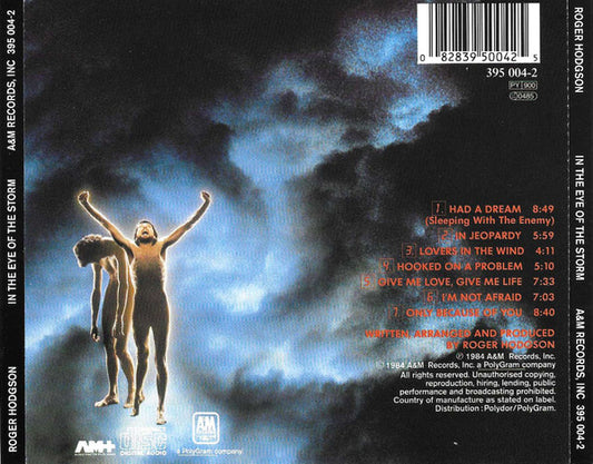 Roger Hodgson : In The Eye Of The Storm (CD, Album, RE, RM)