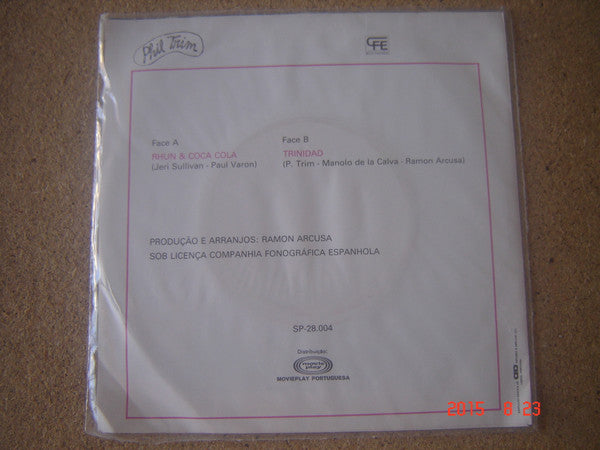 Phil Trim : Ron & CocaCola (7", Single)