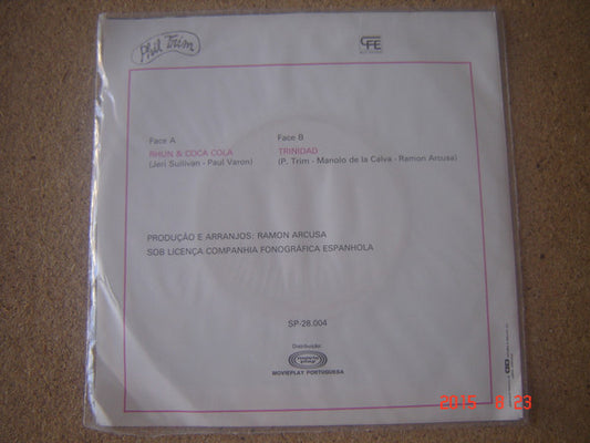 Phil Trim : Ron & CocaCola (7", Single)