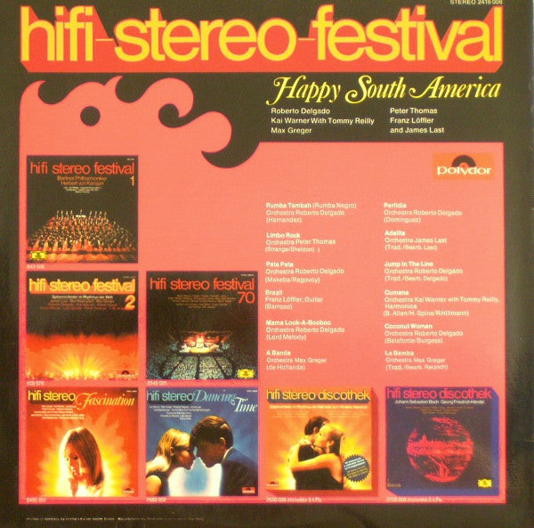 Various : Hifi-Stereo-Festival - Happy South America (LP, Comp, Gat)