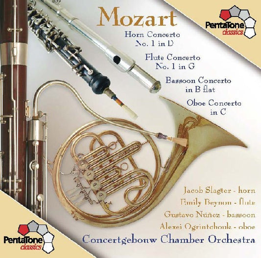 Wolfgang Amadeus Mozart - Concertgebouw Chamber Orchestra : Wind Concertos (SACD, Hybrid, Multichannel, Album)