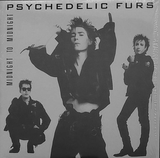 The Psychedelic Furs : Midnight To Midnight (LP, Album, RE, RM + 7", Pin)