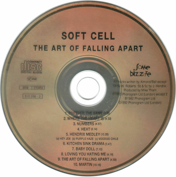 Soft Cell : The Art Of Falling Apart (CD, Album, RE)