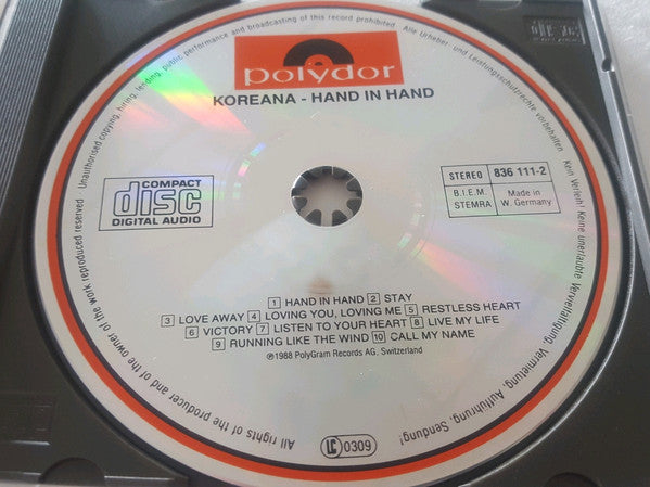 Koreana : Hand In Hand (CD, Album)