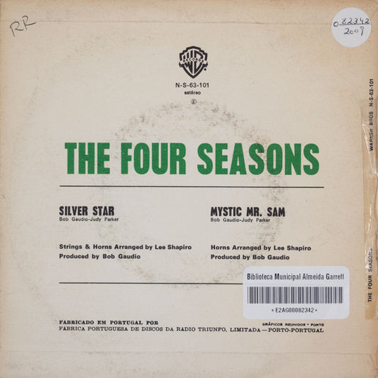 The Four Seasons : Silver Star / Mystic Mr. Sam (7", Single)