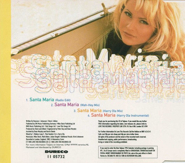 Tatjana : Santa Maria (CD, Maxi)