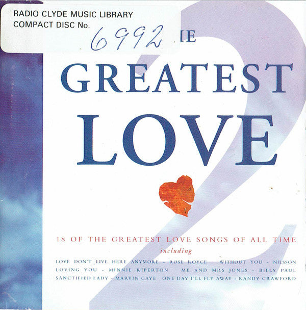 Various : The Greatest Love 2 (CD, Comp)