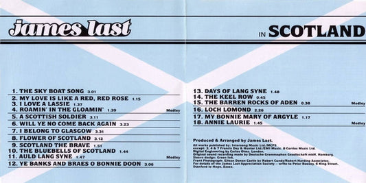 James Last : James Last In Scotland (CD, Album, RP)