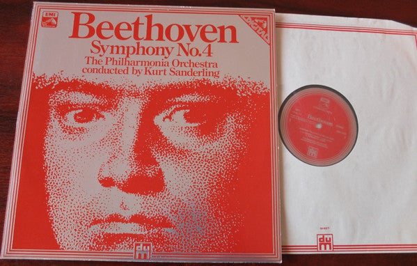 Ludwig Van Beethoven - Philharmonia Orchestra Conducted By Kurt Sanderling : Symphony No.4 (LP)