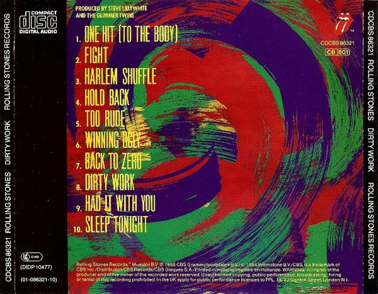 Rolling Stones* : Dirty Work (CD, Album)