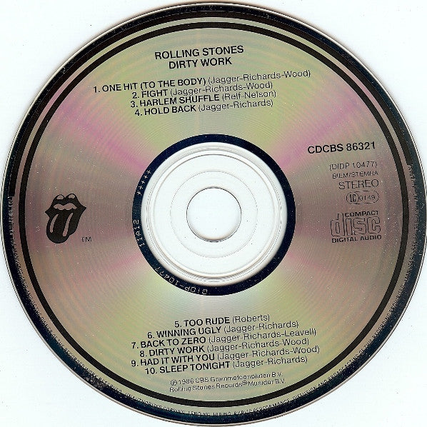Rolling Stones* : Dirty Work (CD, Album)