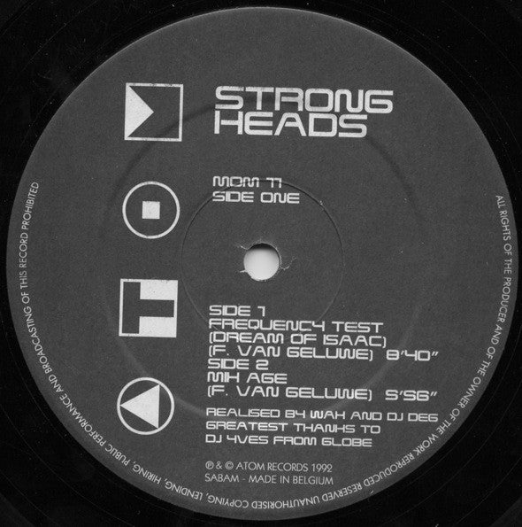 Strong Heads : Frequency Test (12")