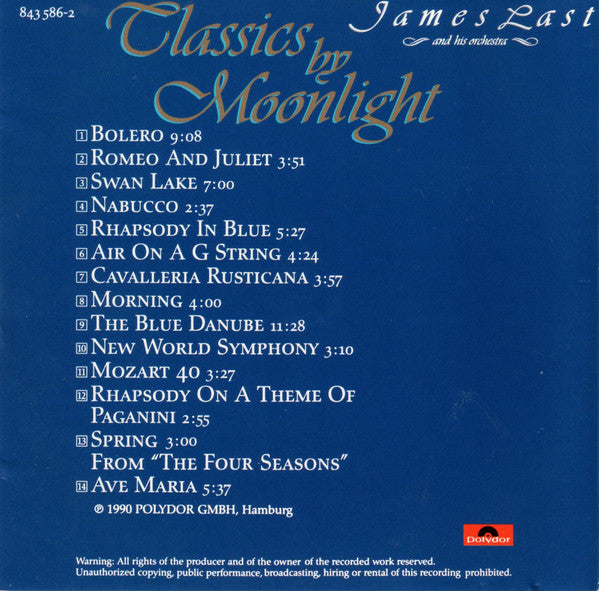 Orchester James Last : Classics By Moonlight (CD, Album)