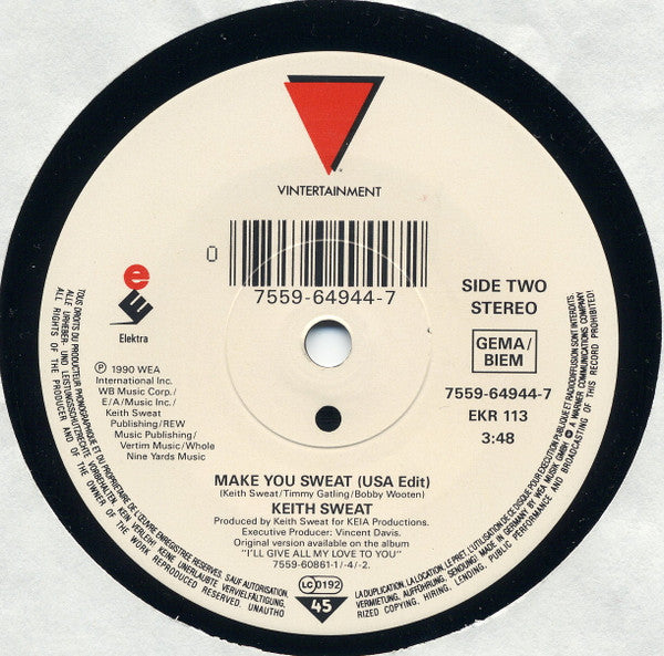 Keith Sweat : Make You Sweat (The Norman Cook Remix) (7", Single)