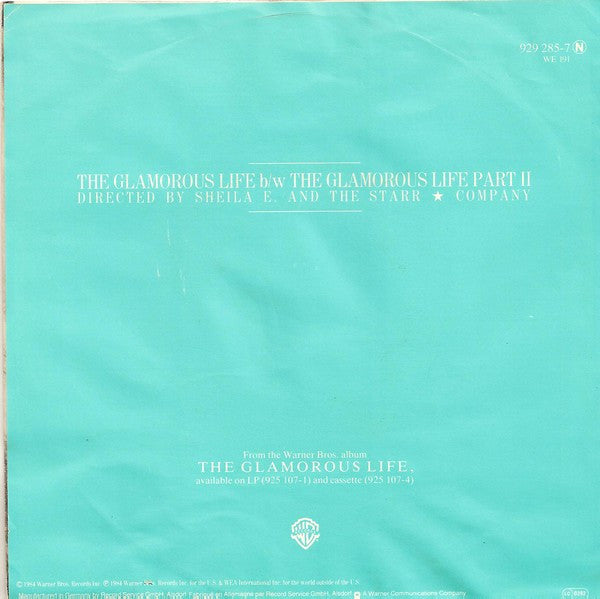 Sheila E. : The Glamorous Life (7", Single)