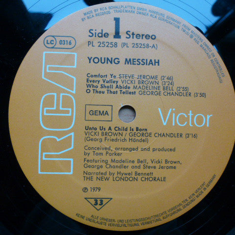 New London Chorale : Young Messiah (LP, Album)