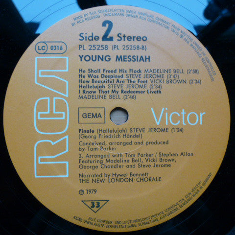 New London Chorale : Young Messiah (LP, Album)