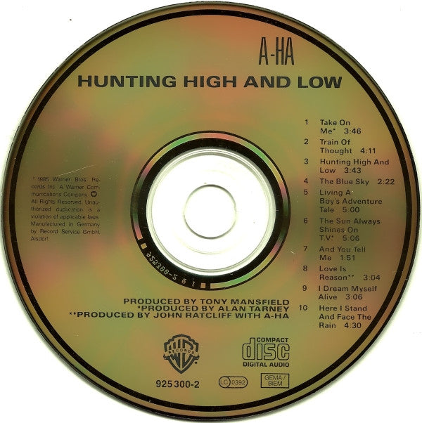 a-ha : Hunting High And Low (CD, Album, Ltd, RE, RP, Gol)
