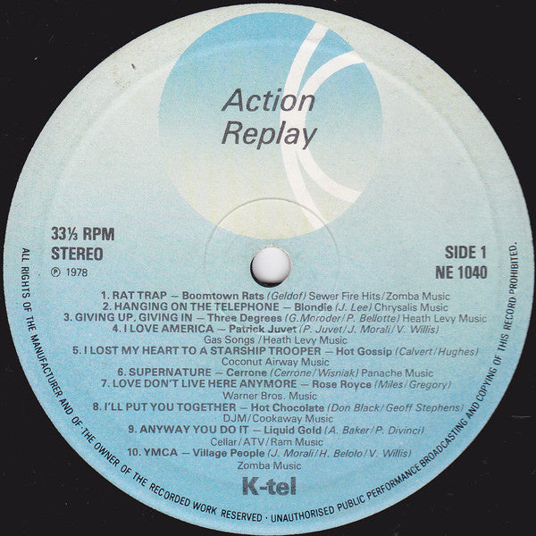 Various : Action Replay (LP, Comp, Orl)