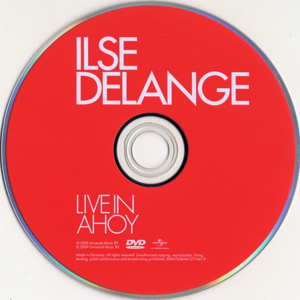 Ilse DeLange : Live In Ahoy (DVD, Multichannel, NTSC, Reg)