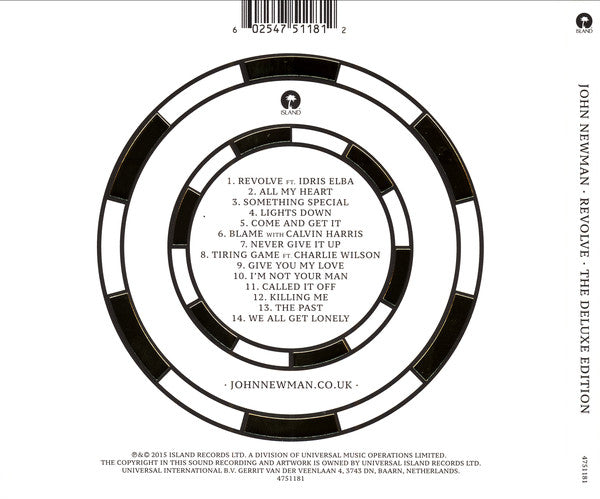 John Newman (5) : Revolve (CD, Album, Dlx)