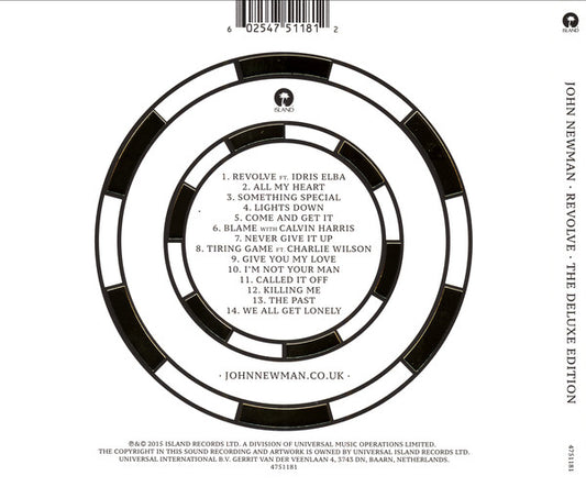 John Newman (5) : Revolve (CD, Album, Dlx)