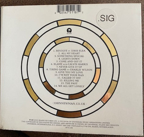 John Newman (5) : Revolve (CD, Album, Dlx)