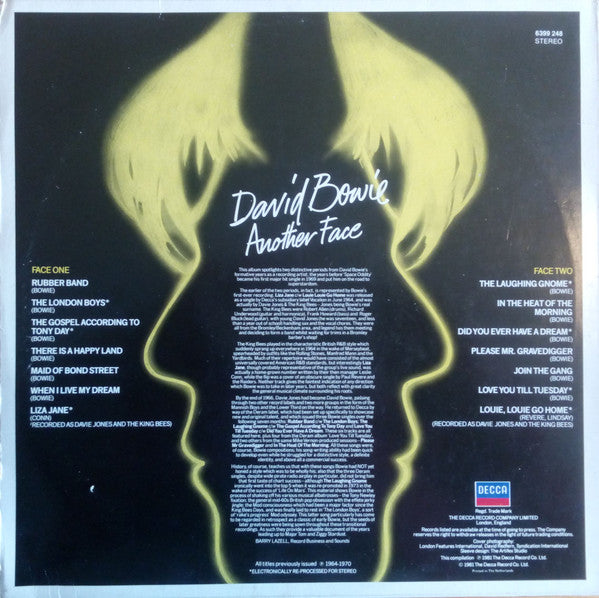 David Bowie : Another Face (LP, Comp)