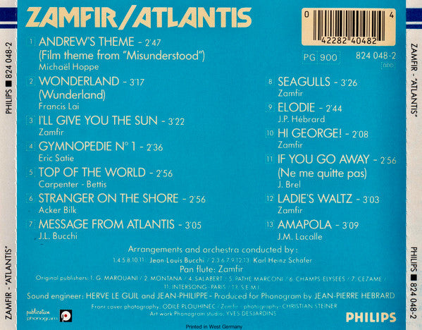 Gheorghe Zamfir : Atlantis (CD, Album)