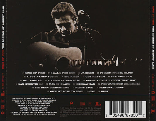 Johnny Cash : Ring Of Fire (The Legend Of Johnny Cash) (CD, Comp, RM)