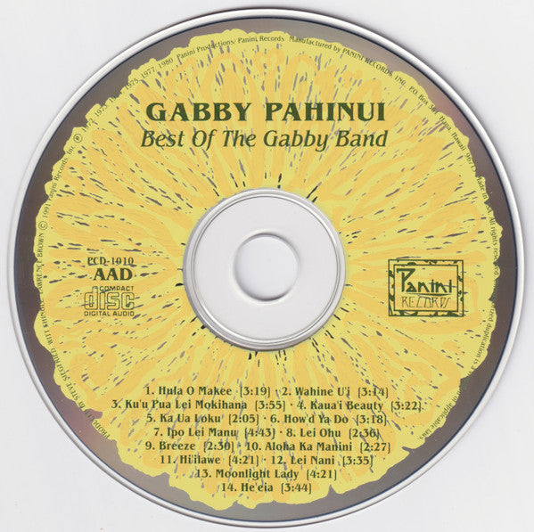 Gabby Pahinui : Best Of The Gabby Band 1972-1977 (CD, Comp, RE)
