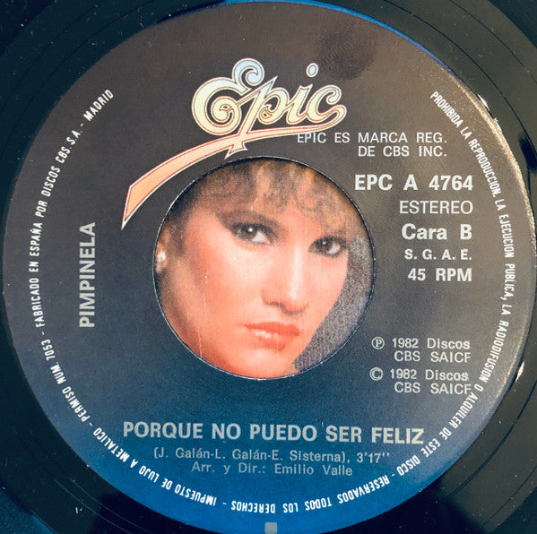 Pimpinela : Dimelo Delante De Ella (7", Single)