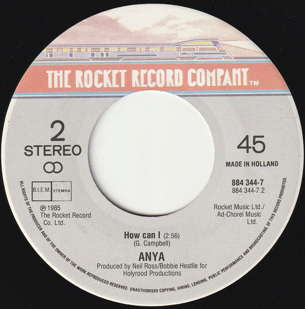 Anya (2) : Moscow Nights (7", Single)