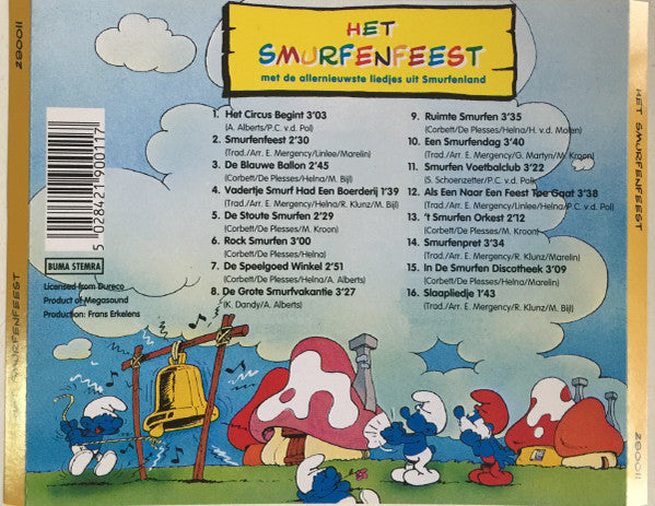 The Smurfs (2) : Het Smurfenfeest Met De Allernieuwste Liedjes Uit Smurfenland (CD, Album)