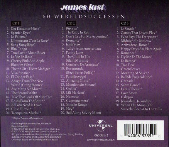James Last : 60 Wereldsuccessen (3xCD, Comp)