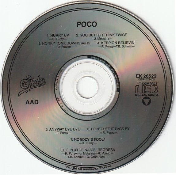 Poco (3) : Poco (CD, Album, RE)