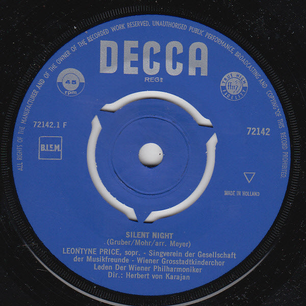 Leontyne Price : Christmas With (7", Single)