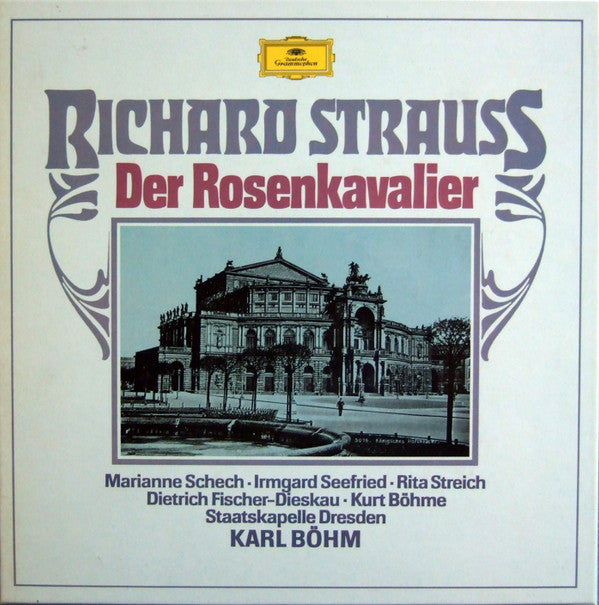 Richard Strauss - Marianne Schech, Irmgard Seefried, Rita Streich, Dietrich Fischer-Dieskau, Kurt Böhme, Staatskapelle Dresden, Karl Böhm : Der Rosenkavalier (4xLP + Box, Album, RE)